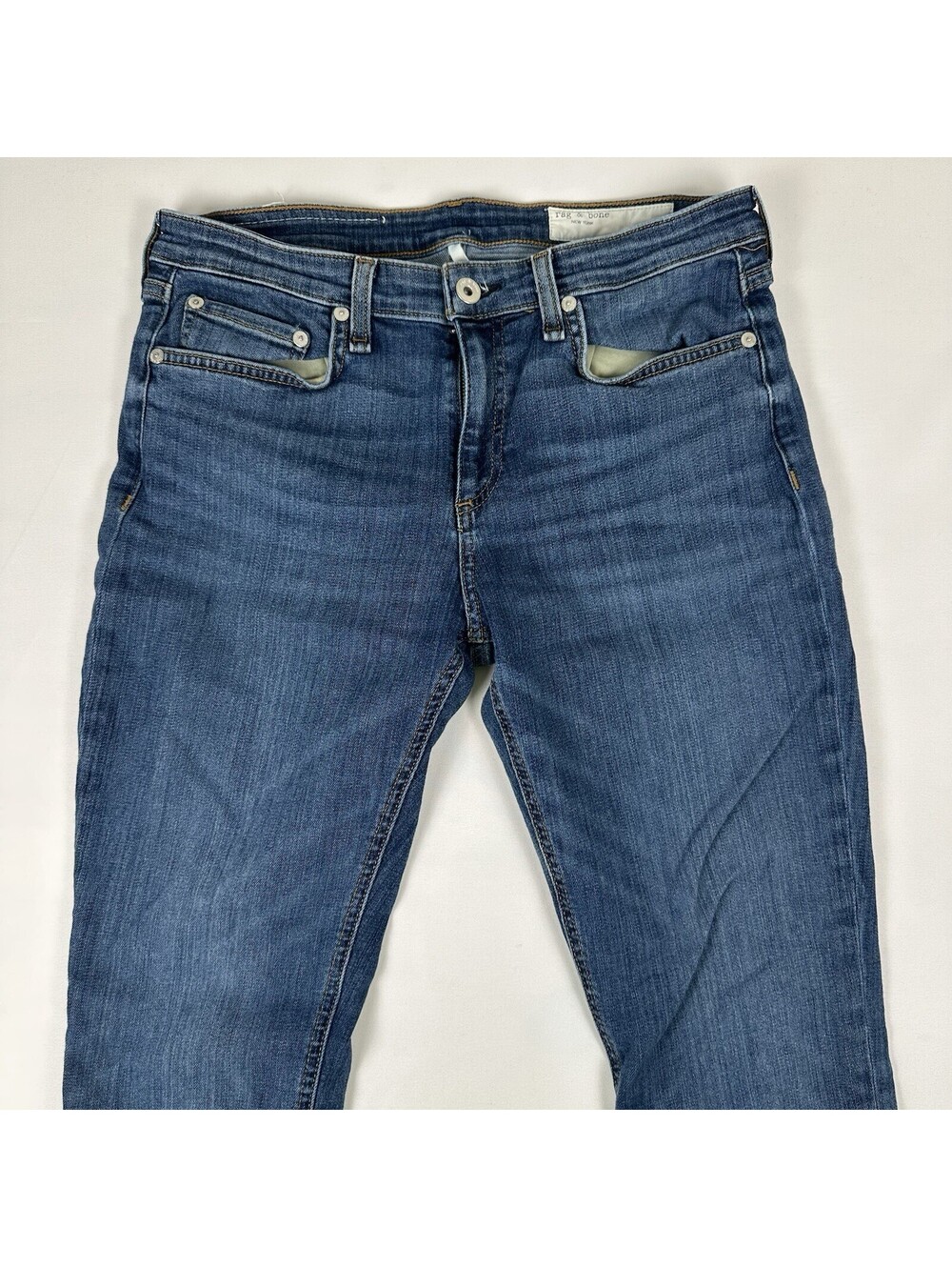 Rag & Bone Cate Mid-Rise Skinny Jeans Women’s Size 29 Raw Hem